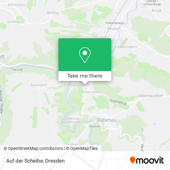 Auf der Scheibe map