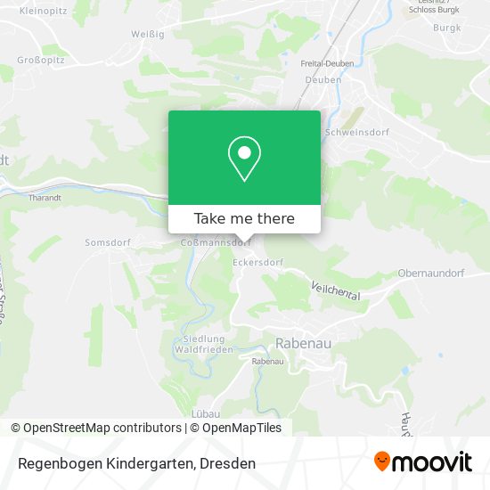Карта Regenbogen Kindergarten