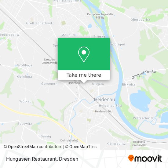 Hungasien Restaurant map