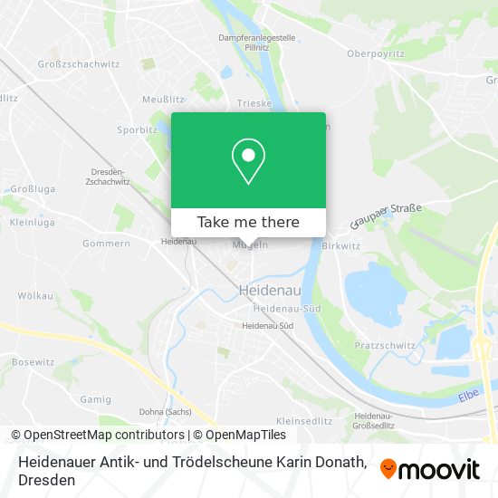 Heidenauer Antik- und Trödelscheune Karin Donath map