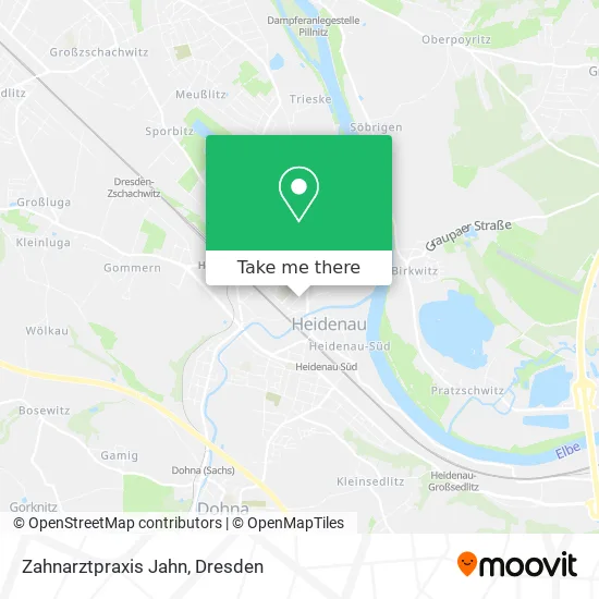 Карта Zahnarztpraxis Jahn