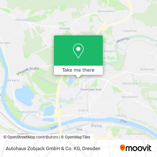 Autohaus Zobjack GmbH & Co. KG map
