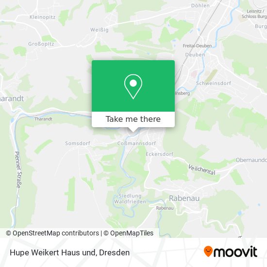 Hupe Weikert Haus und map