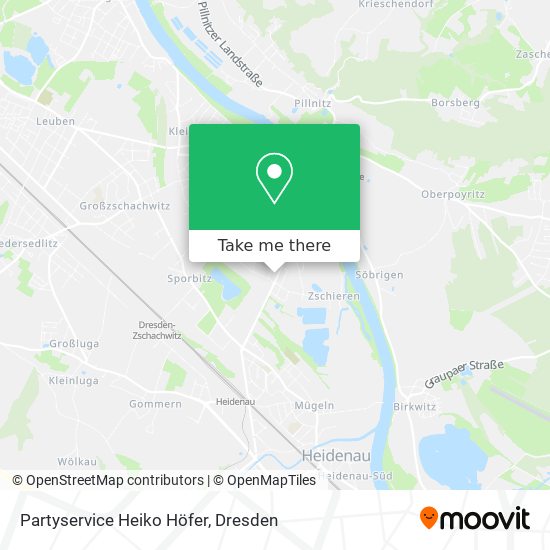 Partyservice Heiko Höfer map