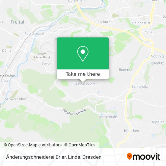 Änderungschneiderei Erler, Linda map