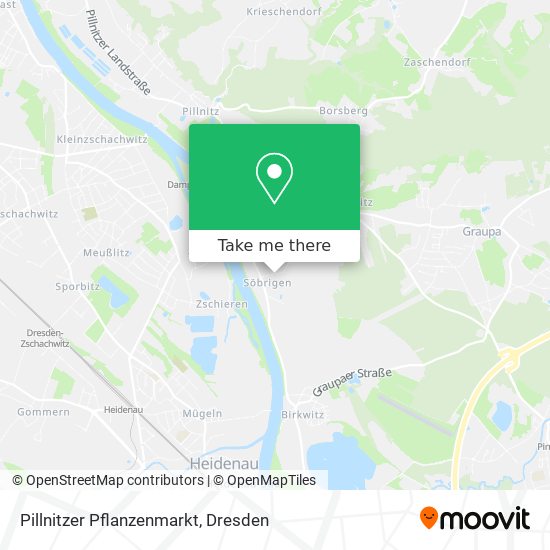 Pillnitzer Pflanzenmarkt map