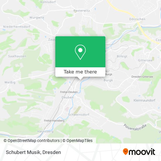 Schubert Musik map