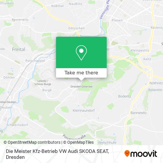 Die Meister Kfz-Betrieb VW Audi SKODA SEAT map