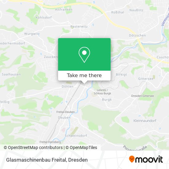 Glasmaschinenbau Freital map