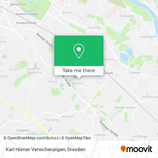Karl Hümer Versicherungen map