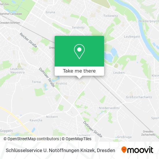 Schlüsselservice U. Notöffnungen Knizek map