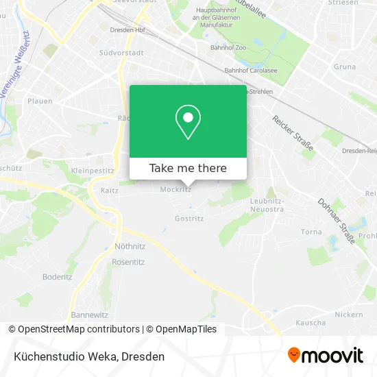 Карта Küchenstudio Weka