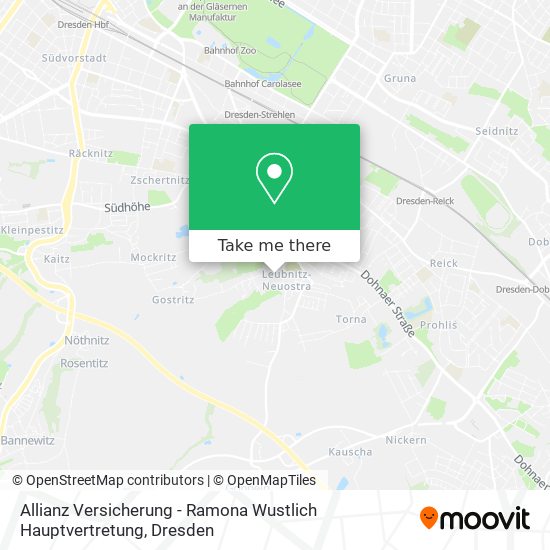 Allianz Versicherung - Ramona Wustlich Hauptvertretung map