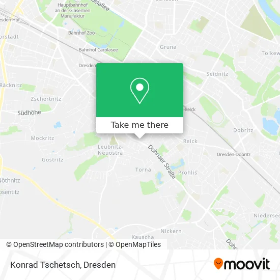 Карта Konrad Tschetsch