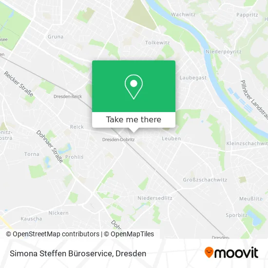 Карта Simona Steffen Büroservice