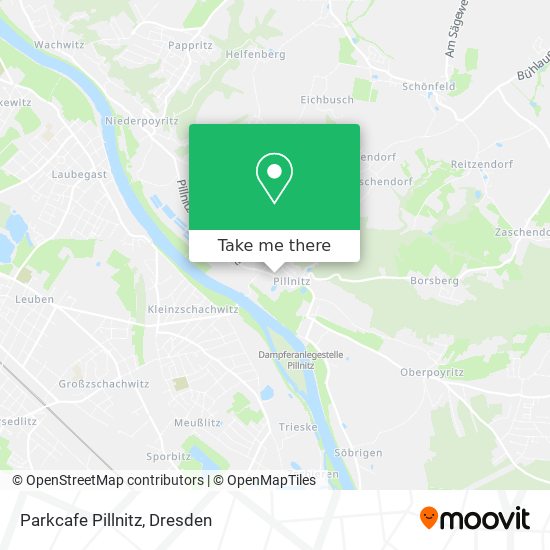 Parkcafe Pillnitz map