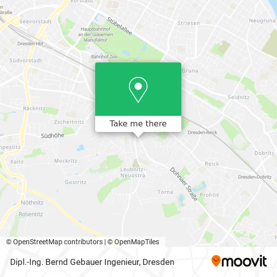 Карта Dipl.-Ing. Bernd Gebauer Ingenieur