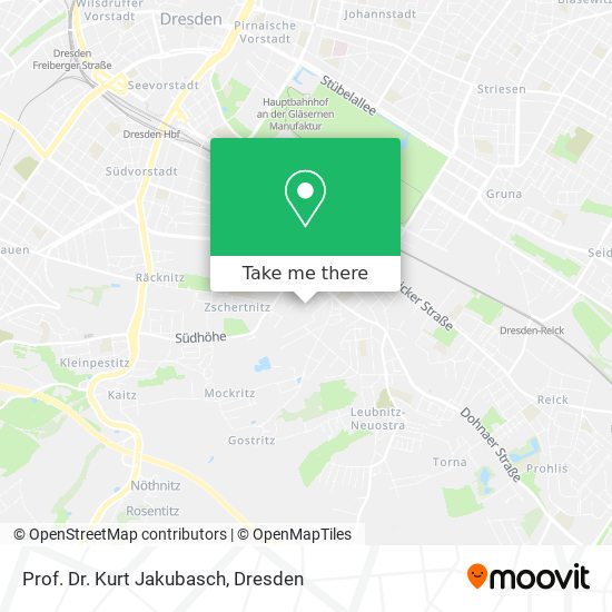 Prof. Dr. Kurt Jakubasch map