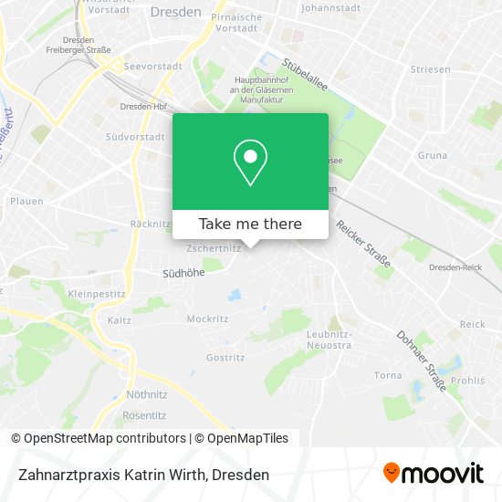 Zahnarztpraxis Katrin Wirth map