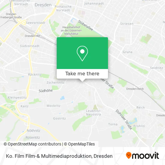 Карта Ko. Film Film-& Multimediaproduktion