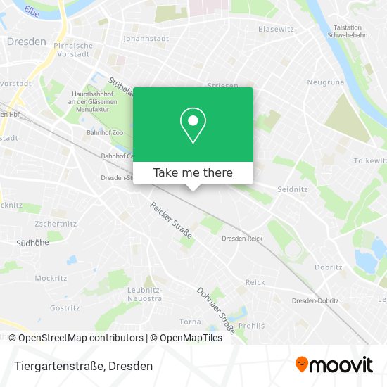Tiergartenstraße map