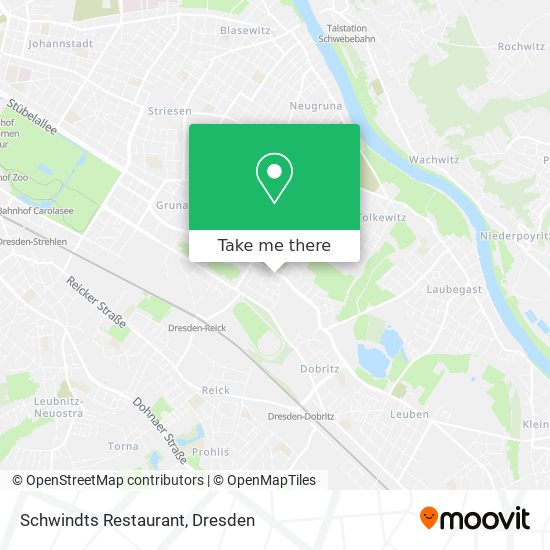 Schwindts Restaurant map