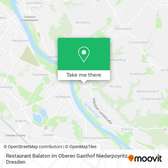 Restaurant Balaton im Oberen Gasthof Niederpoyritz map