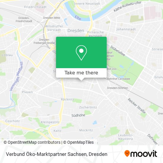 Verbund Öko-Marktpartner Sachsen map