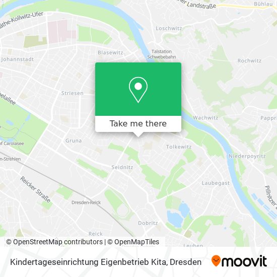 Карта Kindertageseinrichtung Eigenbetrieb Kita