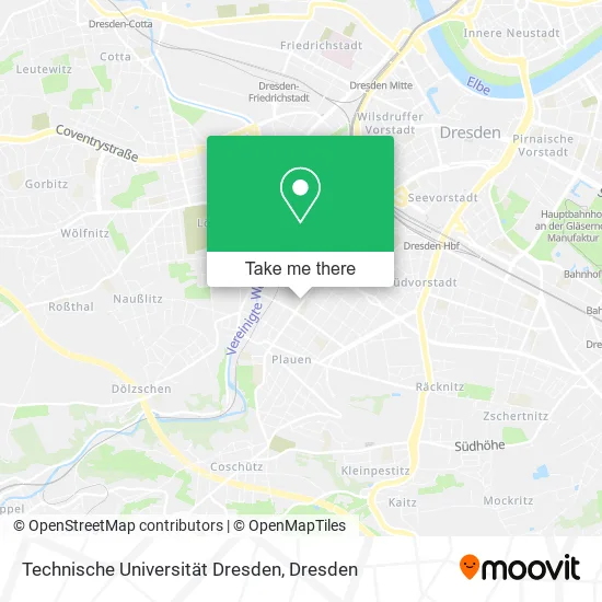 Карта Technische Universität Dresden