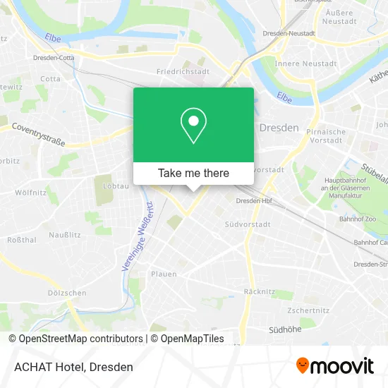 ACHAT Hotel map