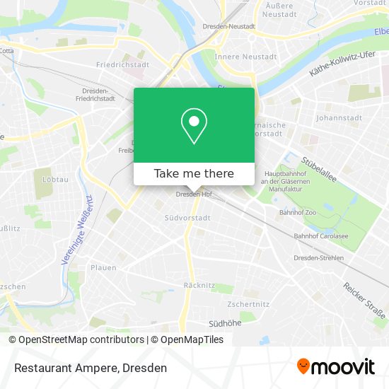 Restaurant Ampere map