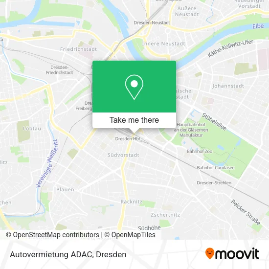 Карта Autovermietung ADAC