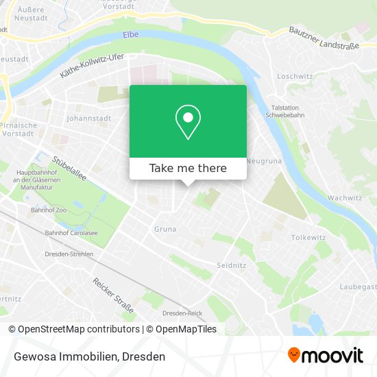 Gewosa Immobilien map