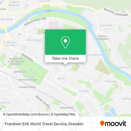 Frandsen Erik World Travel Service map