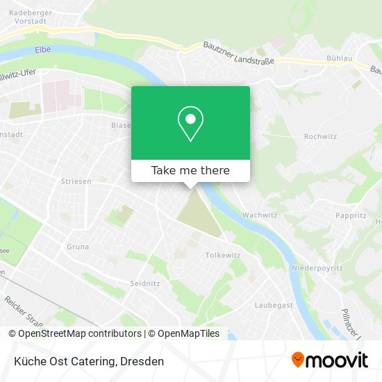 Küche Ost Catering map