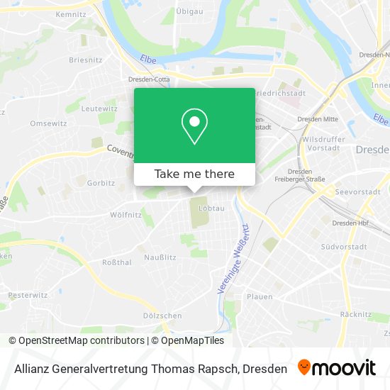 Allianz Generalvertretung Thomas Rapsch map