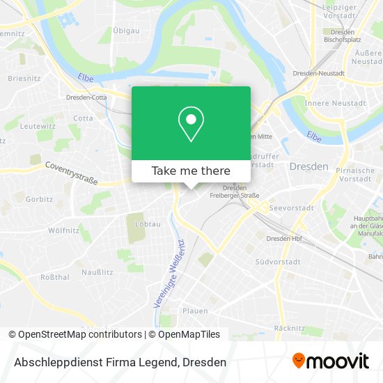 Abschleppdienst Firma Legend map