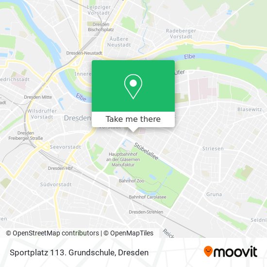 Sportplatz 113. Grundschule map