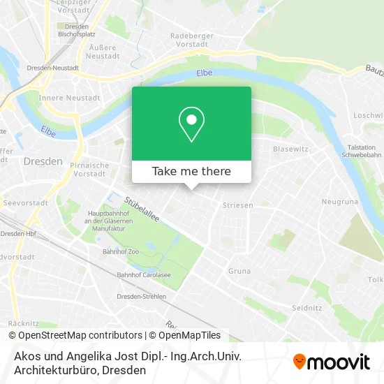 Карта Akos und Angelika Jost Dipl.- Ing.Arch.Univ. Architekturbüro