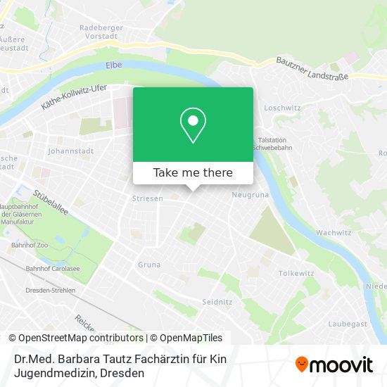 Dr.Med. Barbara Tautz Fachärztin für Kin Jugendmedizin map