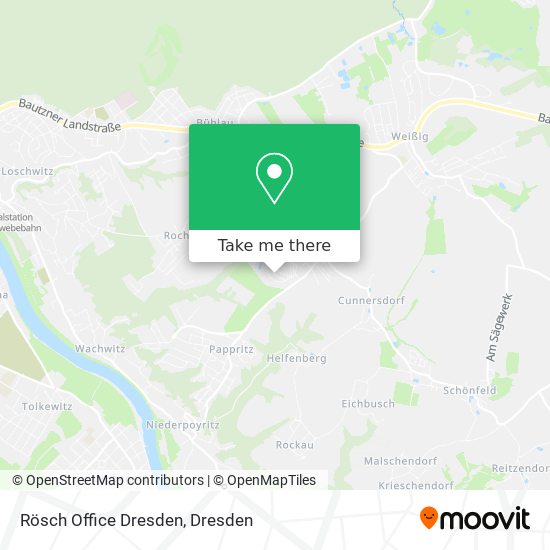 Rösch Office Dresden map