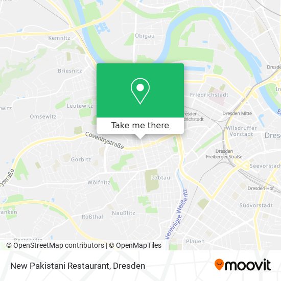 New Pakistani Restaurant map