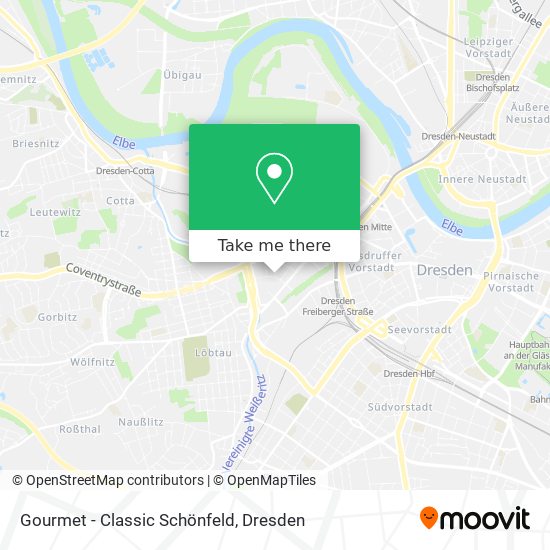 Gourmet - Classic Schönfeld map