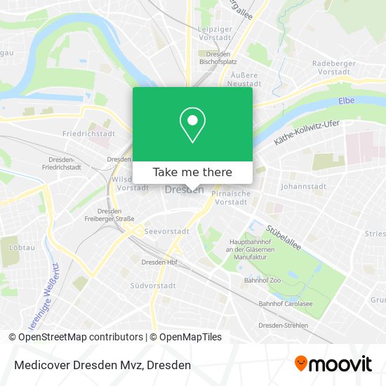 Medicover Dresden Mvz map