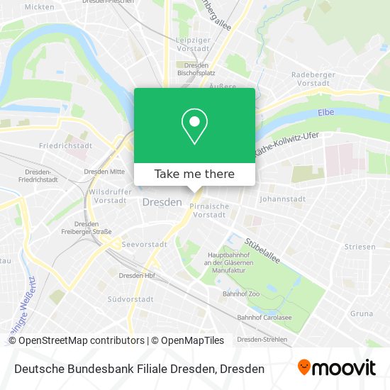 Deutsche Bundesbank Filiale Dresden map
