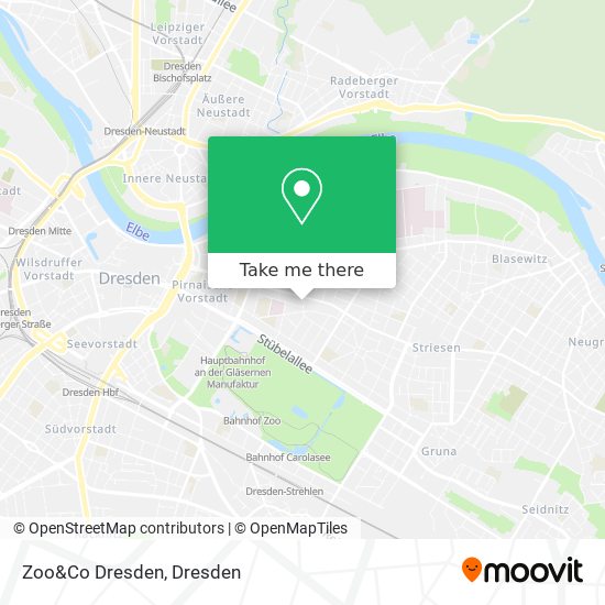 Zoo&Co Dresden map