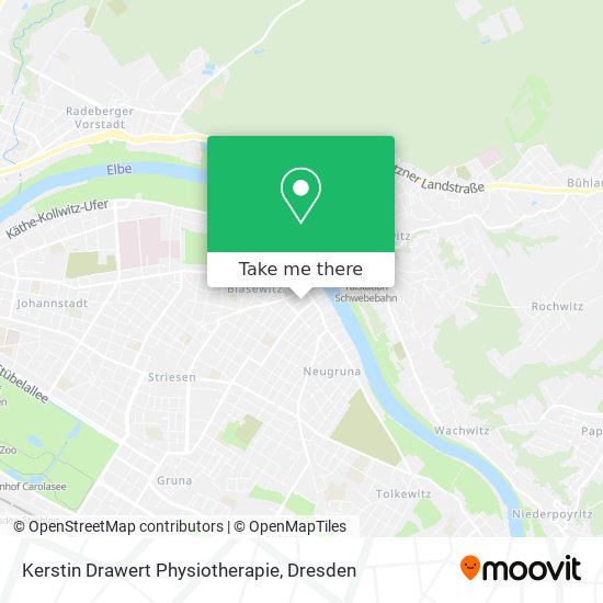 Kerstin Drawert Physiotherapie map