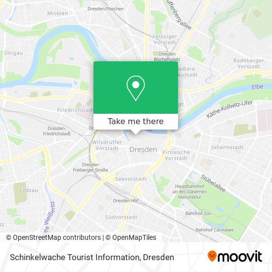 Schinkelwache Tourist Information map