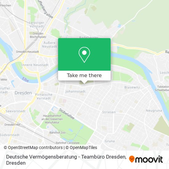 Deutsche Vermögensberatung - Teambüro Dresden map